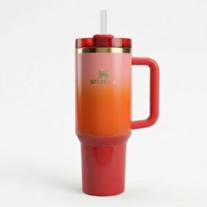 Red and Orange Gradient Stanley Quencher H2.0 FlowState™ Tumbler