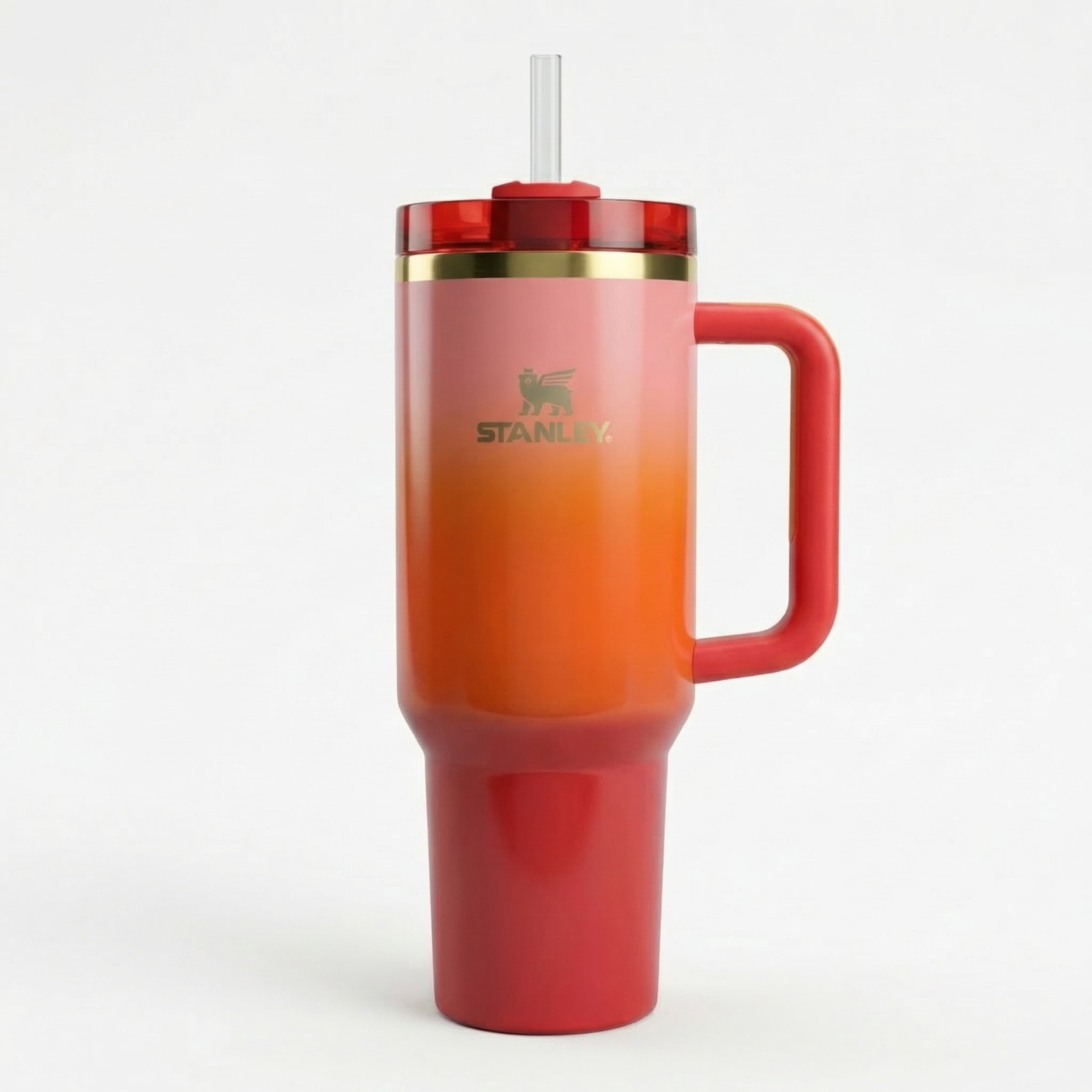 Red and Orange Gradient Stanley Quencher H2.0 FlowState™ Tumbler